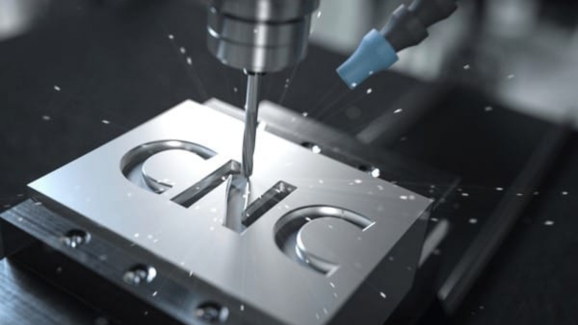 Fiber laser cutting machine on the workshop floor