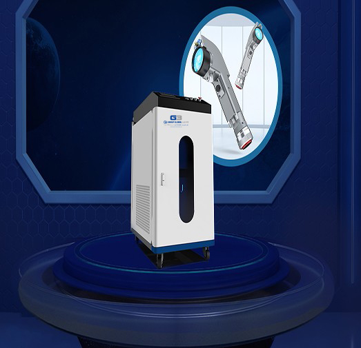 Machine for continuously sweeping laser waves